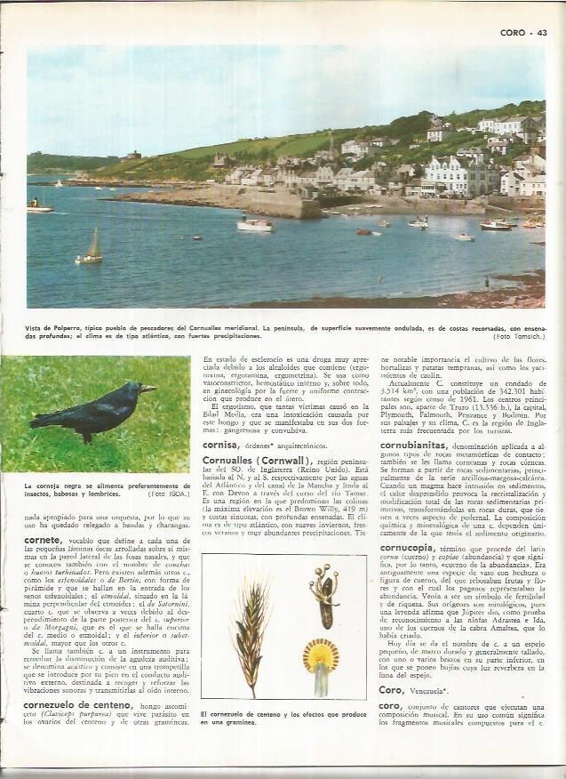 LAMINA MONITOR 01105: Vista de Polperro, Gran Bretaña