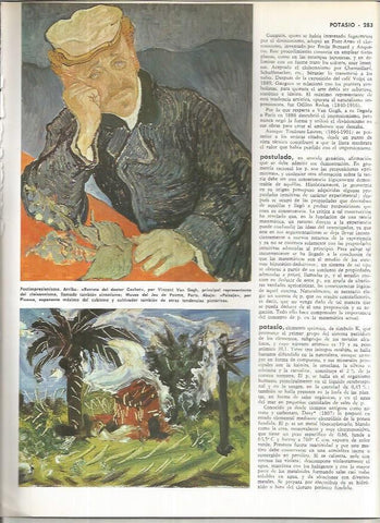 LAMINA MONITOR 01056: Retrato del doctor Gachet, por Van Gogh