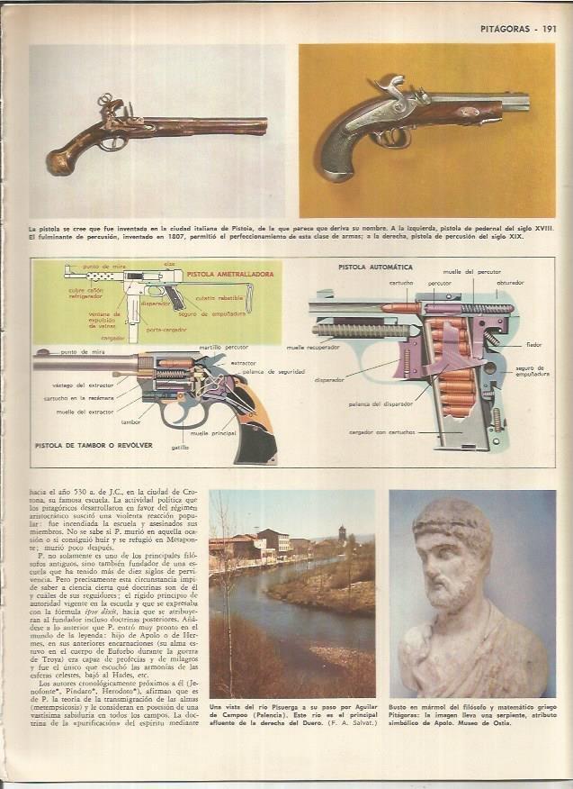LAMINA MONITOR 01045: Tipos de pistolas
