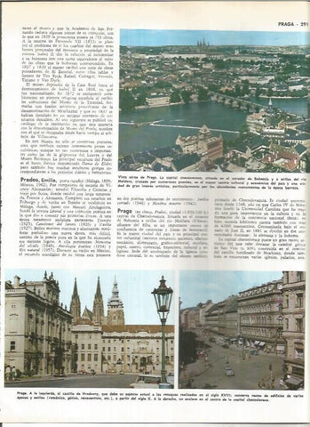LAMINA MONITOR 01057: Vista aerea de Praga