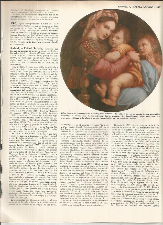 LAMINA MONITOR 01077: La Madonna de la Silla, por Rafael Sanzio