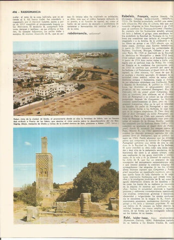 LAMINA MONITOR 01076: Vistas de Rabat, Marruecos