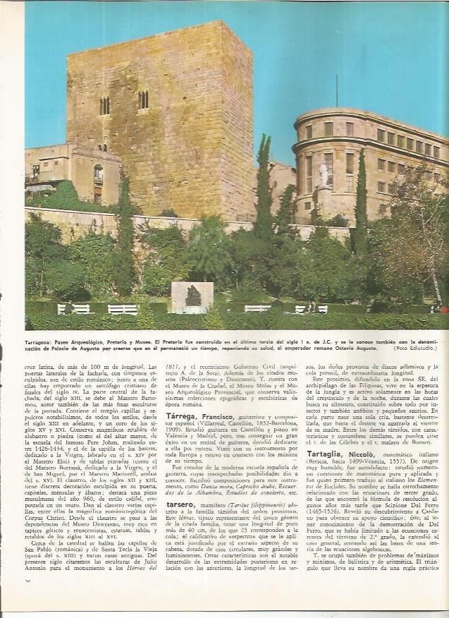 LAMINA MONITOR 01188: Paseo Arqueologico de Tarragona