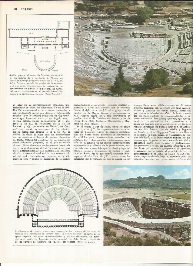 LAMINA MONITOR 01190: Teatro griego y romano