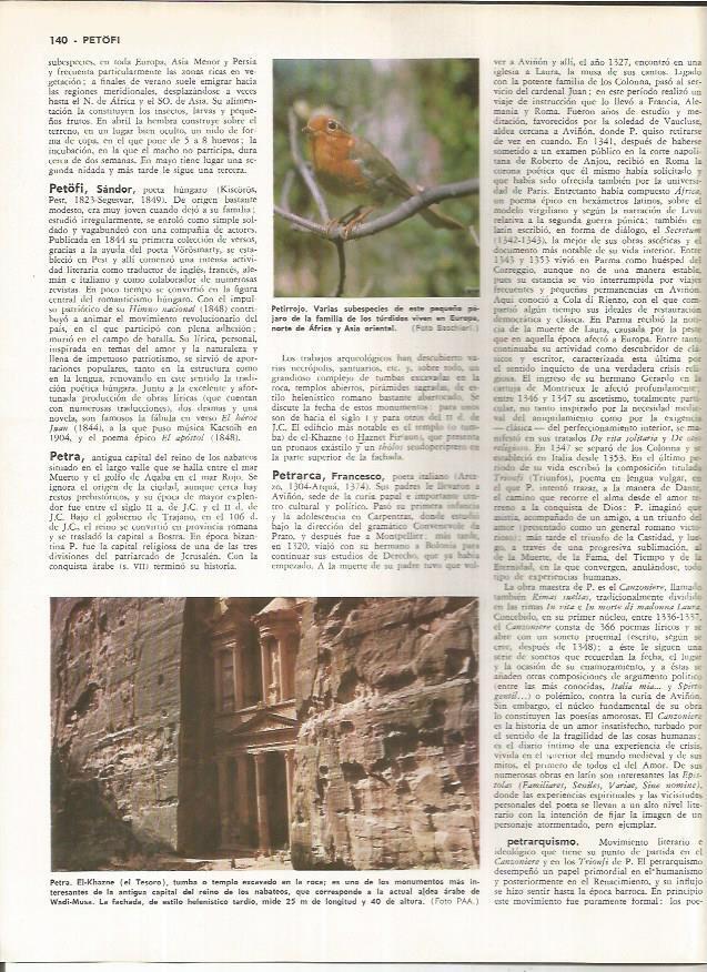 LAMINA MONITOR 01039: Petirrojo y El Templo de Petra, Jordania