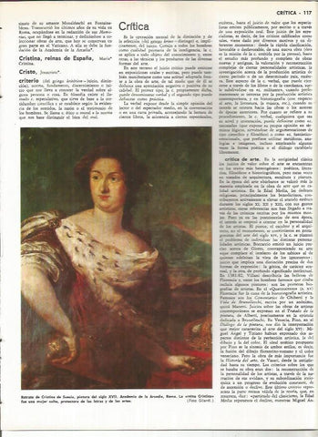 LAMINA MONITOR 01125: Retrato de Cristina de Suecia