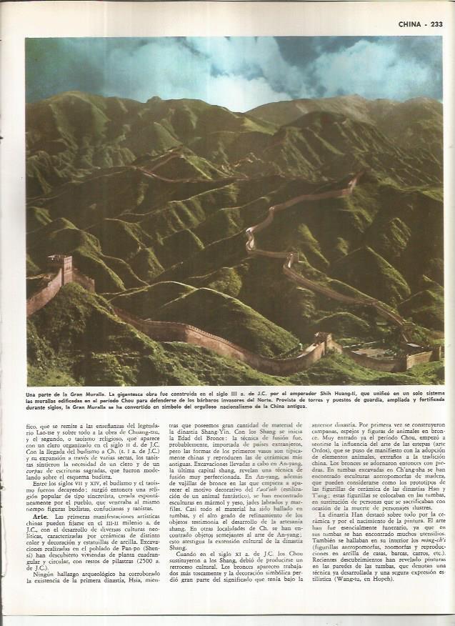 LAMINA MONITOR 01142: Parte de la Gran Muralla de China