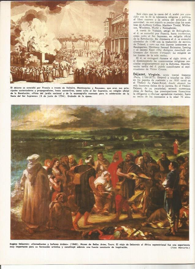 LAMINA MONITOR 01161: Comediantes y bufones arabes, por E. Delacroix