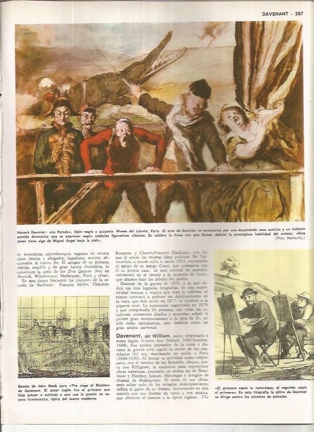 LAMINA MONITOR 01154: La Parada, por Honore Daumier