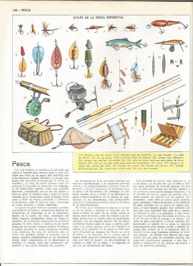 LAMINA MONITOR 01036: Utiles de pesca deportiva