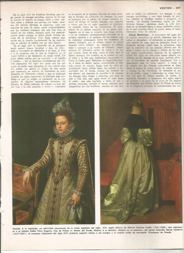 LAMINA MONITOR 0918: La infanta Isabel Clara Eugenia, por Alfonso Sanchez