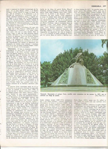 LAMINA MONITOR 0913: Monumento al cacique Tiuna, Venezuela