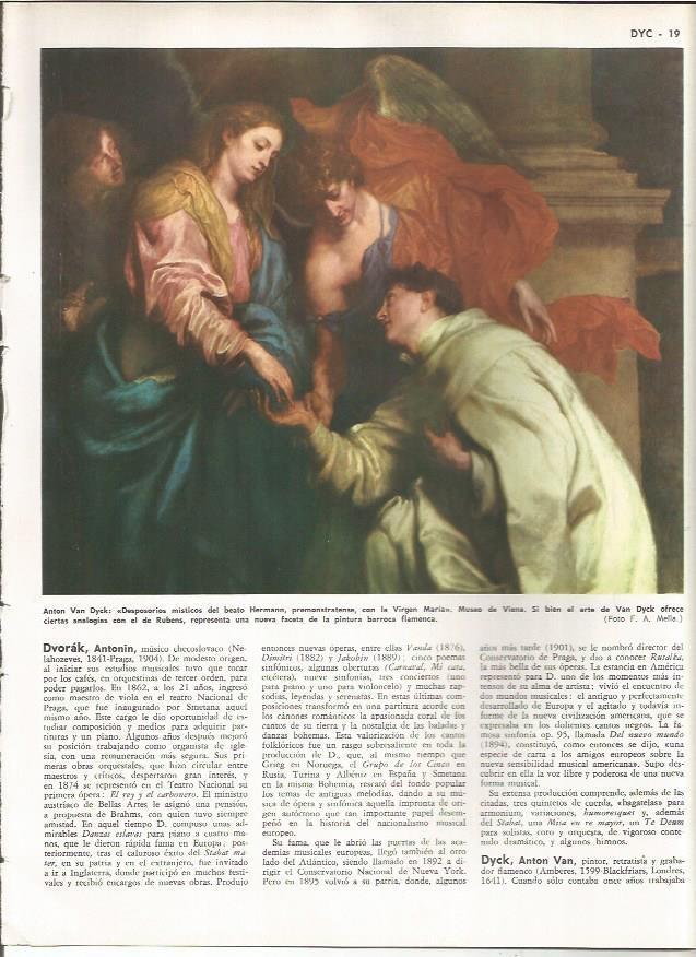 LAMINA MONITOR 0944: Desposorios misticos del beato Hermann con la Virgen Maria, por Van Dyck