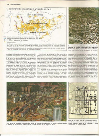 LAMINA MONITOR 0882: Ejemplos de urbanismo