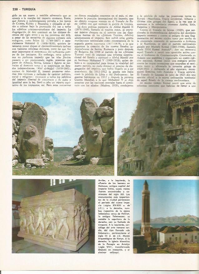 LAMINA MONITOR 0874: Restos de Hatussas, Turquia