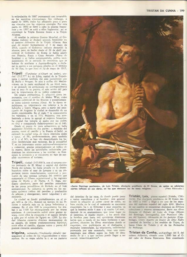 LAMINA MONITOR 0871: Santo Domingo penitente, por Luis Tristan