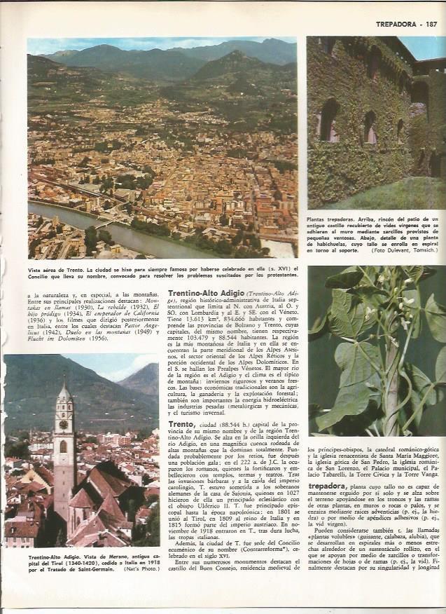 LAMINA MONITOR 0870: Vista aerea de Trento
