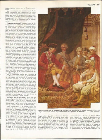 LAMINA MONITOR 0868: Carlos III discute con el embajador de Marruecos
