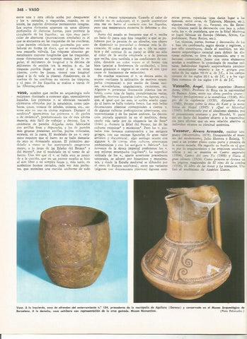 LAMINA MONITOR 0905: Vaso de la necropolis de Agullana y vaso celtibero