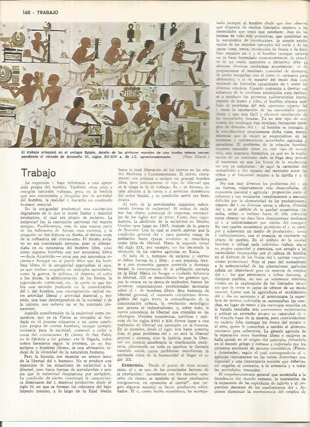 LAMINA MONITOR 01207: Trabajo en el antiguo Egipto