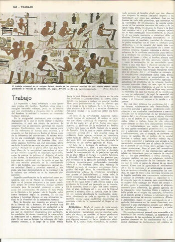 LAMINA MONITOR 01207: Trabajo en el antiguo Egipto