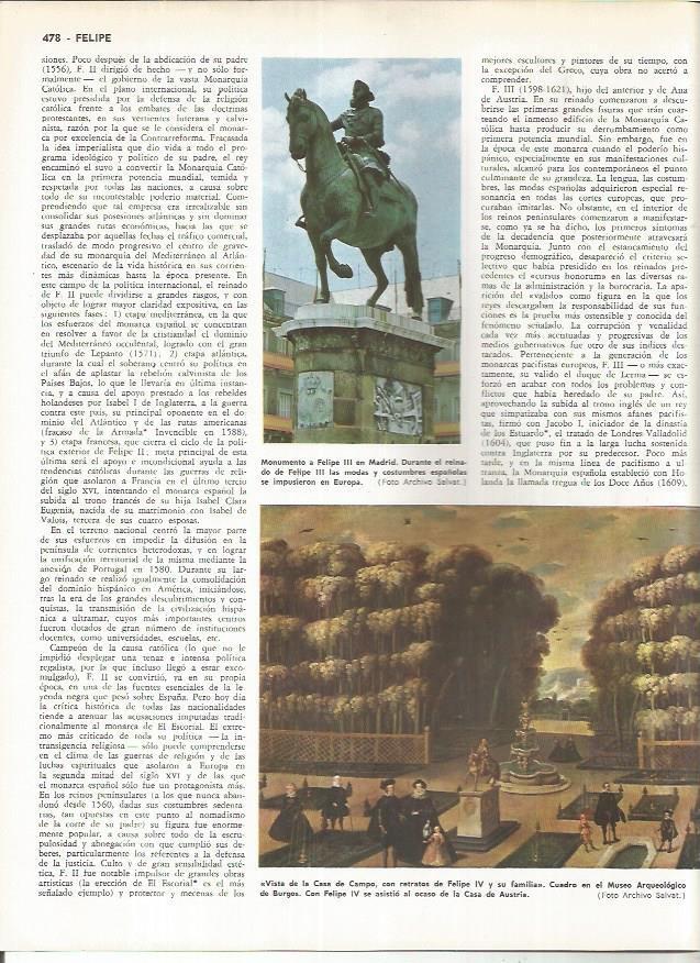 LAMINA MONITOR 01009: Monumento a Felipe III en Madrid