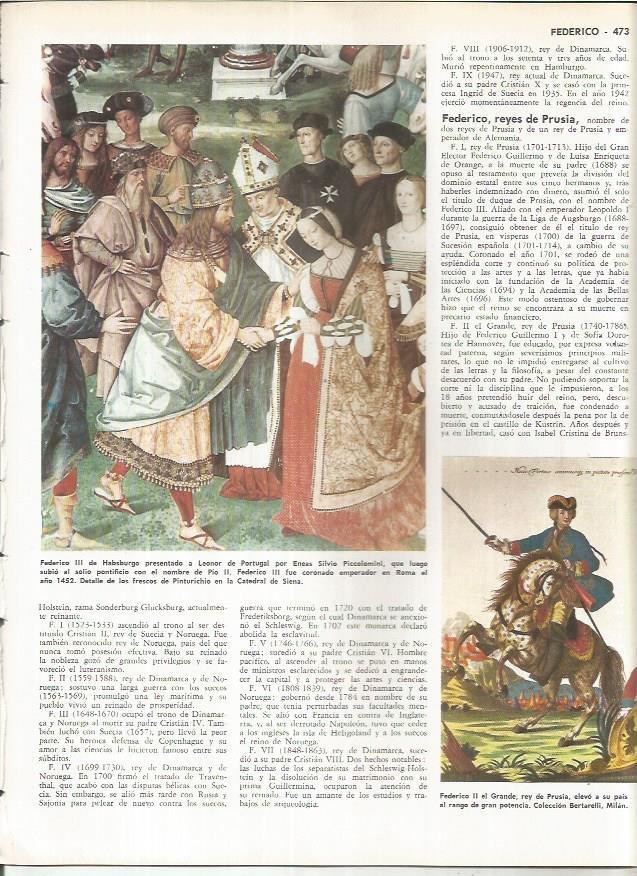 LAMINA MONITOR 01008: Federico II de Habsburgo presentando a Leonor de Aquitania, por Piccolomini