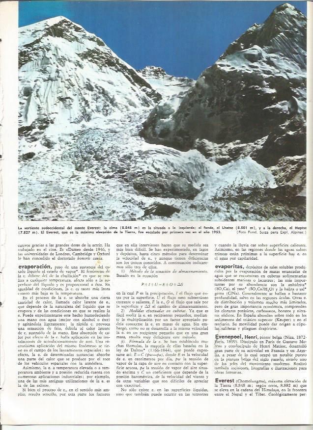 LAMINA MONITOR 0999: Vertiente sudoccidental del Everest