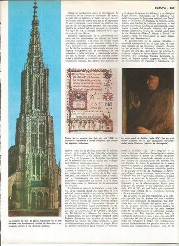 LAMINA MONITOR 0997: Catedral de Ulm 