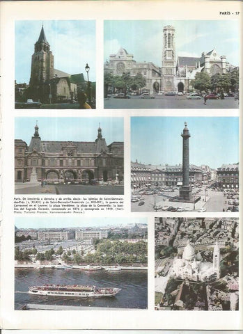 LAMINA MONITOR 01017: Vistas de Paris