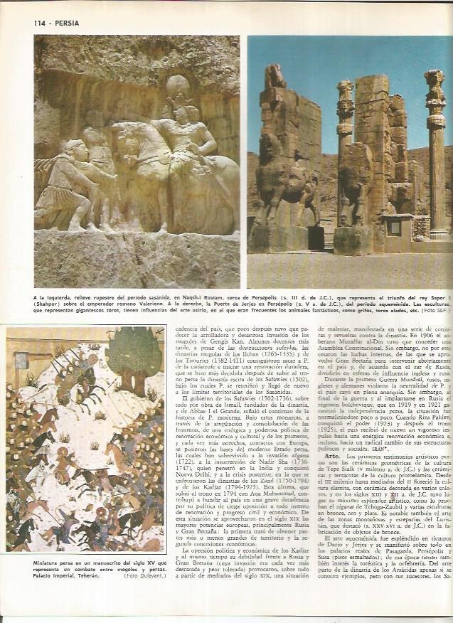 LAMINA MONITOR 01034: Ruinas de Persepolis, Iran