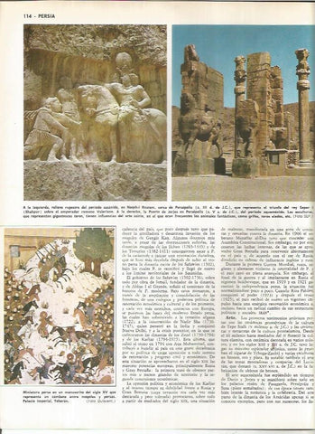 LAMINA MONITOR 01034: Ruinas de Persepolis, Iran