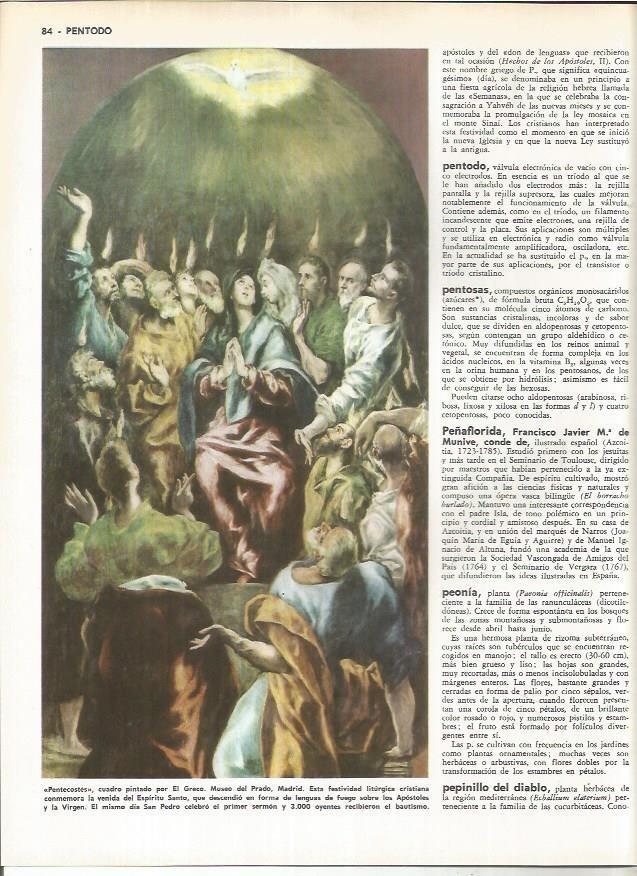 LAMINA MONITOR 01028: Pentecostes, por El Greco