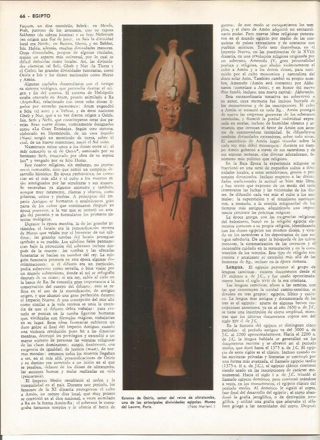 LAMINA MONITOR 0952: Estatua de Osiris