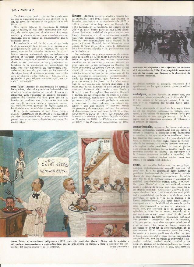 LAMINA MONITOR 0962: Los cocineros peligrosos, por James Ensor