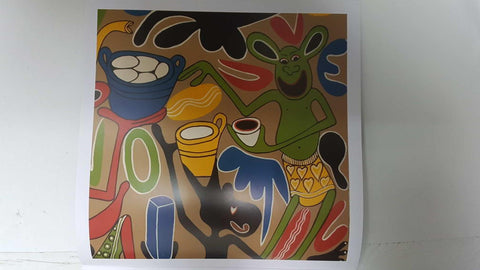 Calendario / Kalender / Calendrier / Calendar: 2011 : African Art (arte africano) - lamina 01