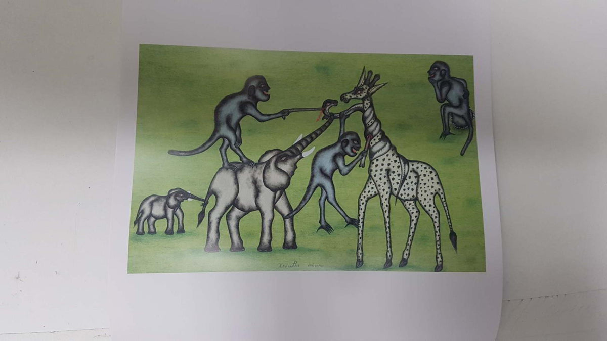Calendario / Kalender / Calendrier / Calendar: 2011 : African Art (arte africano) - lamina 05