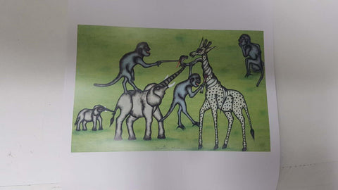 Calendario / Kalender / Calendrier / Calendar: 2011 : African Art (arte africano) - lamina 05