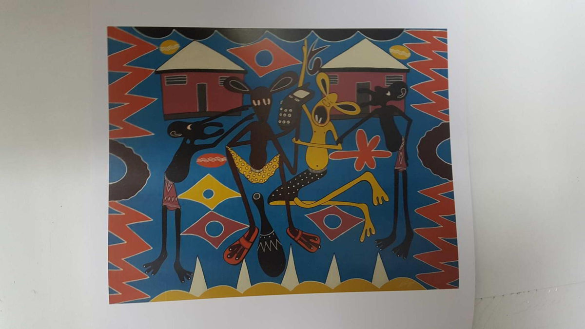 Calendario / Kalender / Calendrier / Calendar: 2011 : African Art (arte africano) - lamina 09