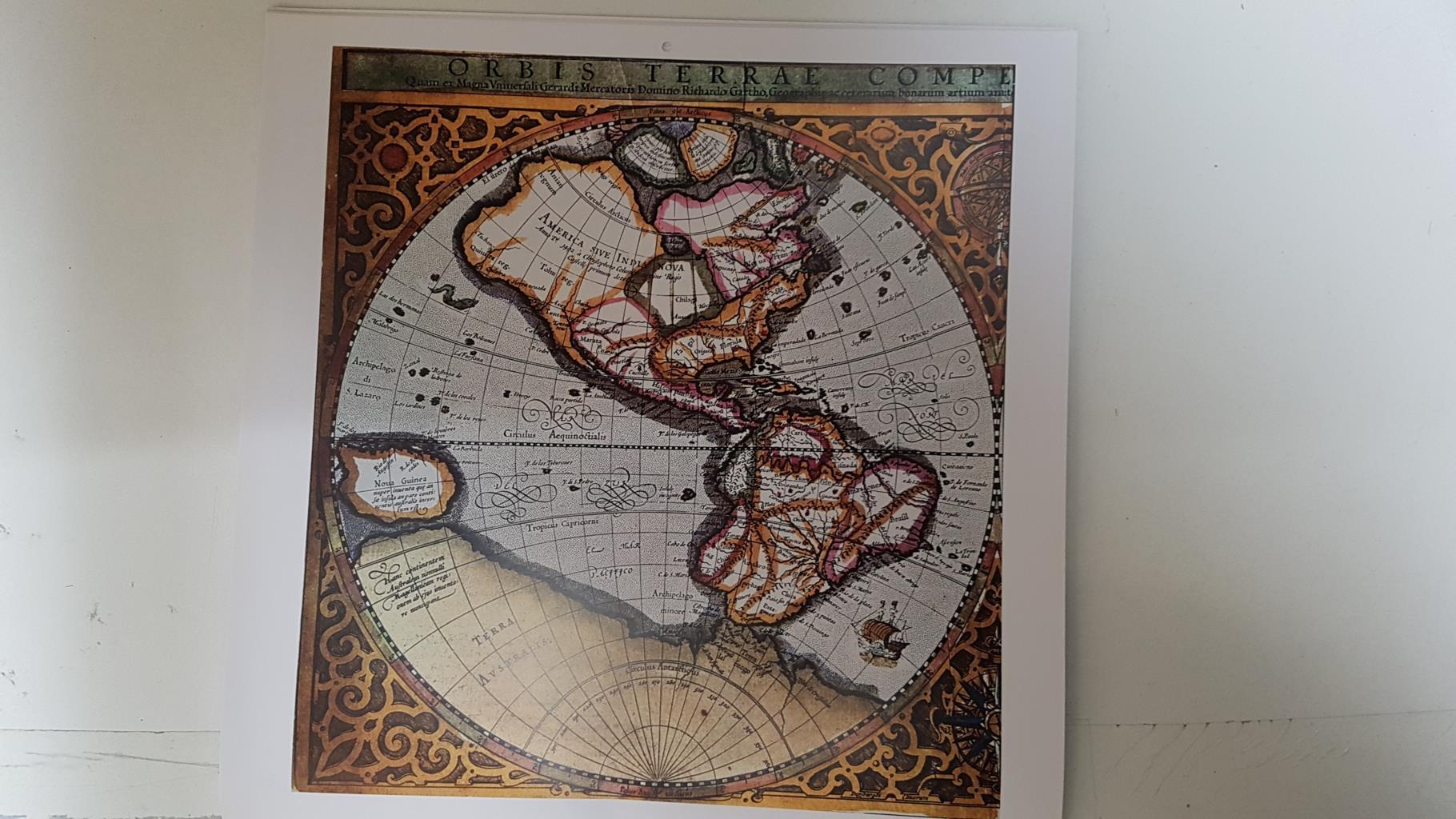 Calendario / Kalender / Calendrier / Calendar: 2011 : Cartography (mapas cartograficos) - lamina 04