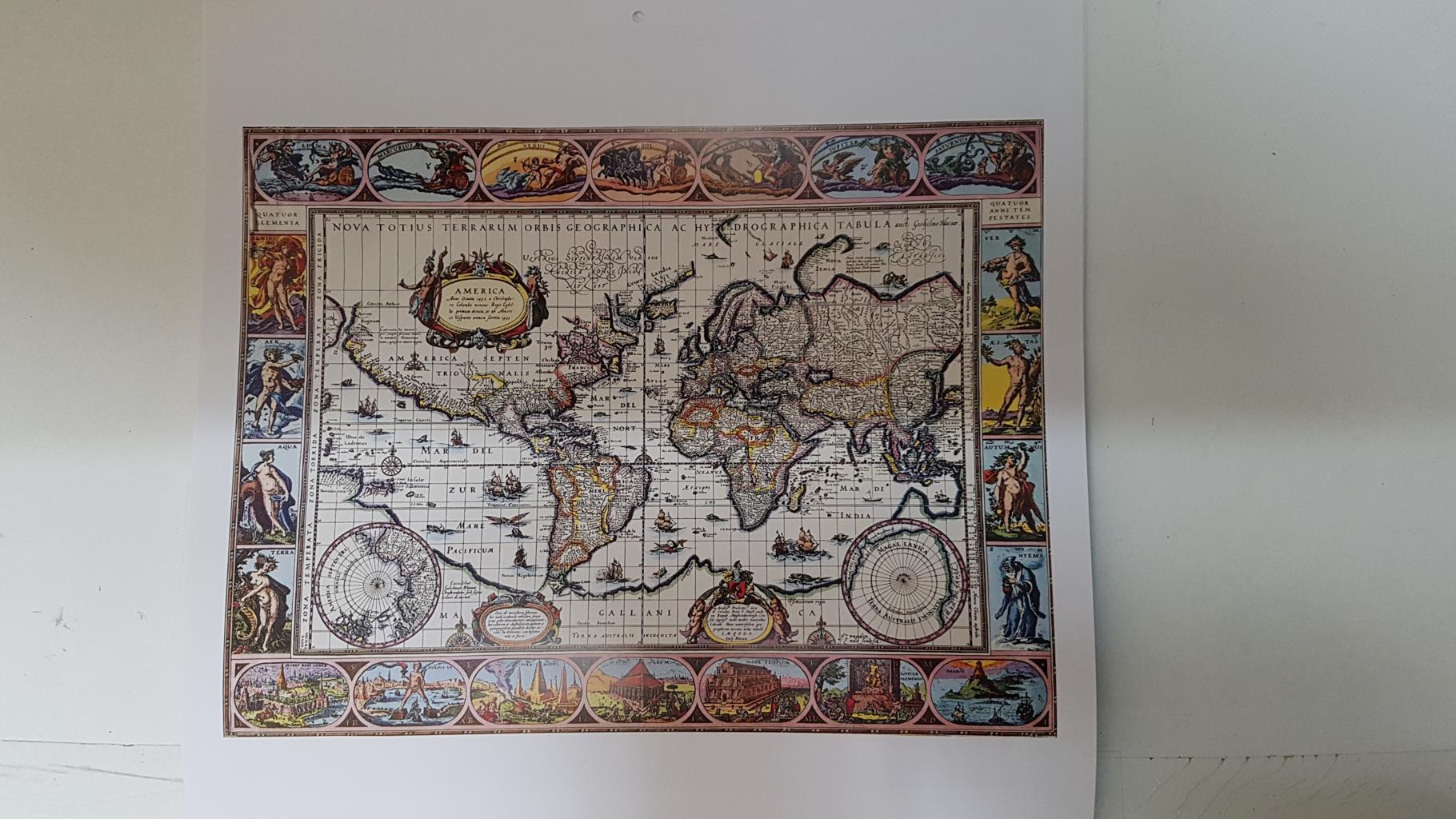 Calendario / Kalender / Calendrier / Calendar: 2011 : Cartography (mapas cartograficos) - lamina 06