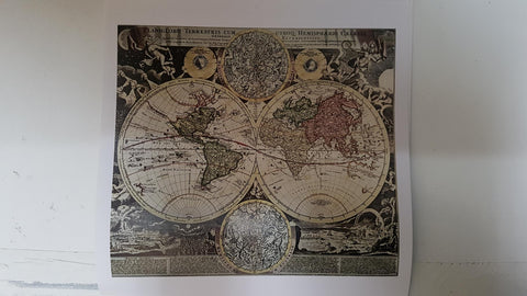 Calendario / Kalender / Calendrier / Calendar: 2011 : Cartography (mapas cartograficos) - lamina 07
