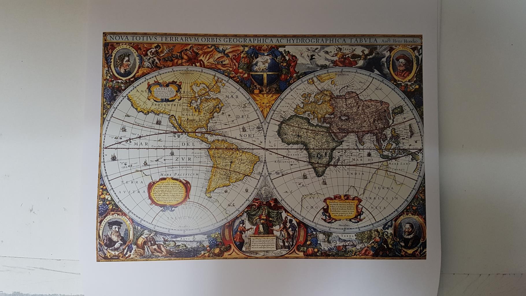 Calendario / Kalender / Calendrier / Calendar: 2011 : Cartography (mapas cartograficos) - lamina 09