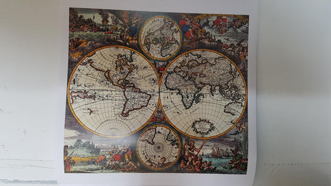 Calendario / Kalender / Calendrier / Calendar: 2011 : Cartography (mapas cartograficos) - lamina 10