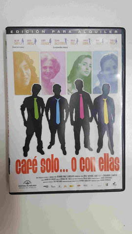 DVD pelicula: Cafe solo ... o con ellas