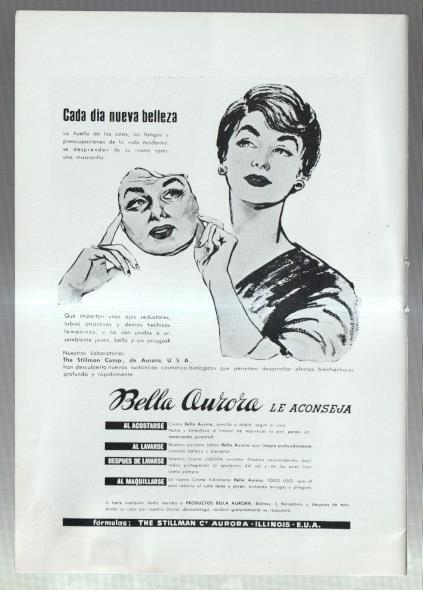 El Liceo: Lamina/pagina numerada 12: artista GENIA MELIKOVA y firma comercial BELLA AURORA