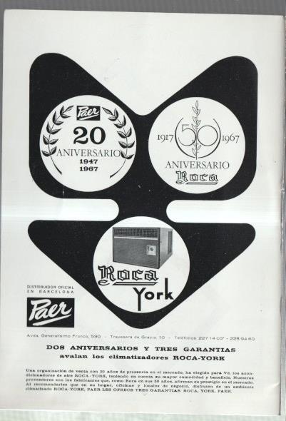 El Liceo: Lamina/pagina numerada 03: propaganda firma comercial ROCA
