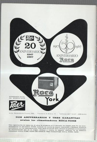 El Liceo: Lamina/pagina numerada 03: propaganda firma comercial ROCA