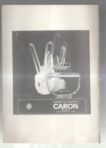 El Liceo: Lamina/pagina numerada 01: propaganda firma comercial CARON