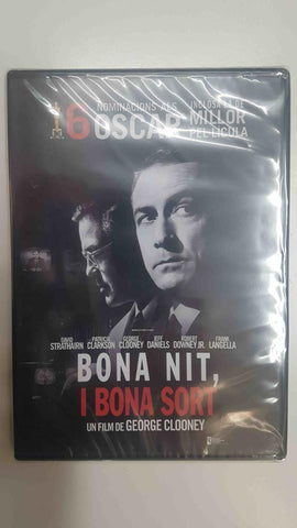 DVD pelicula: Bona nit, i bona sort (precintado).  Un film de George Clooney